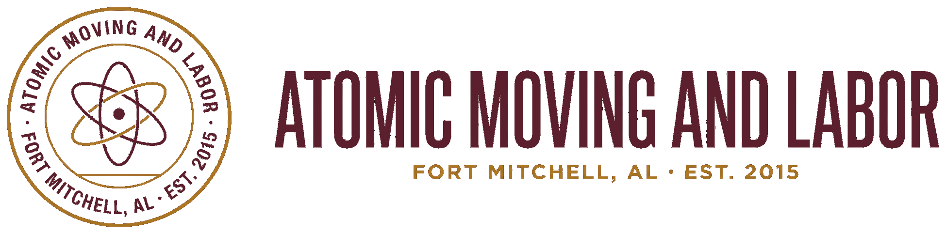 Atomic Moving and Labor logo