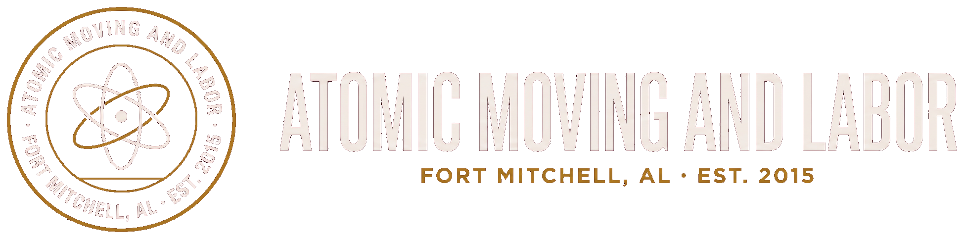 Atomic Moving and Labor logo